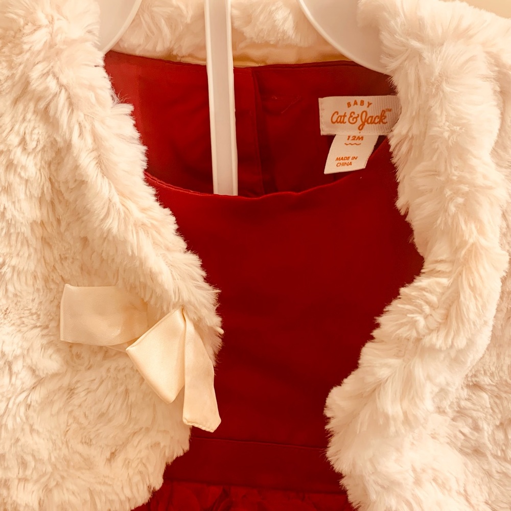 Infant Girls Christmas Dress Set